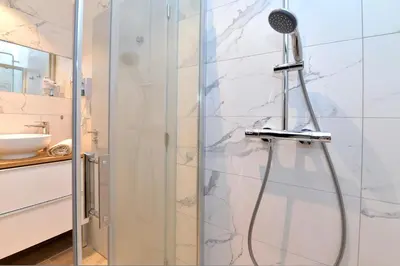 Salle de bains dans l'établissement Chez Sylvie et Joséphine