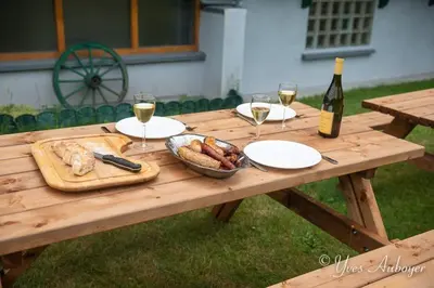Nourriture dans le chalet ou à proximité