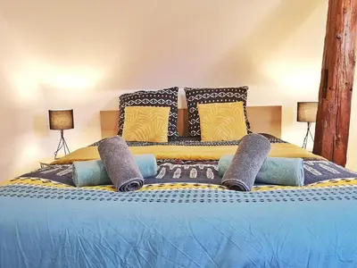 Un ou plusieurs lits dans un hébergement de l'établissement ✪ Le Convivial ✪ Duplex Alsacien ✪ PARKING ✪ RBNB✪