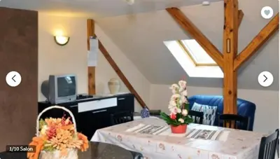 Télévision ou salle de divertissement dans l'établissement GITE DE L'AUBACH