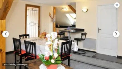 Cuisine ou kitchenette dans l'établissement GITE DE L'AUBACH