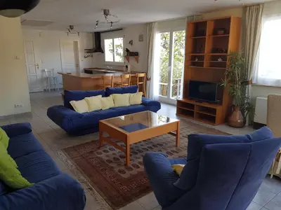 Coin salon dans l'établissement Kanzel Residences