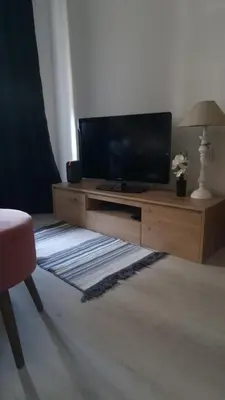 Télévision ou salle de divertissement dans l'établissement Cosy Appartement Complet centre-ville Montbéliard