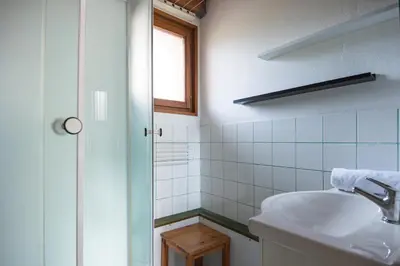 Salle de bains dans l'établissement Le Lutin
