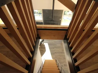Plan de l'établissement Chalet à La Bresse avec cheminée et garage - FR-1-589-385