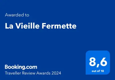 Certificat, récompense, panneau ou autre document affiché dans l'établissement La Vieille Fermette