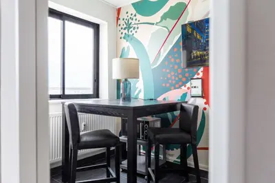 Coin salon dans l'établissement Travel Homes - Le Wiltwo, nouveau face à la gare