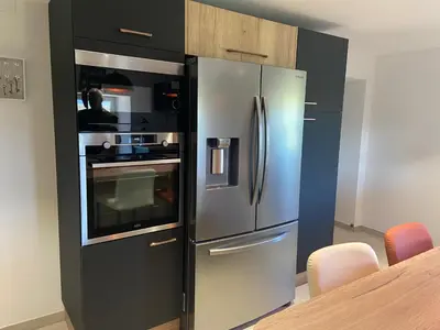 Cuisine ou kitchenette dans l'établissement Gîte des PRARY des Mille étangs