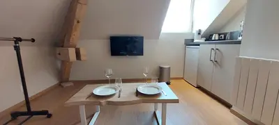 Cuisine ou kitchenette dans l'établissement La Chouette