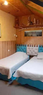Un ou plusieurs lits dans un hébergement de l'établissement MAISON LUPINS 6 personnes