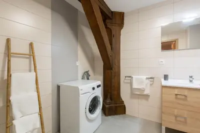 Salle de bains dans l'établissement Ludwig Dringenberg Sélestat - Parking gratuit - Proche Europa-Park - Route des Vins - Haut-Koenigsbourg
