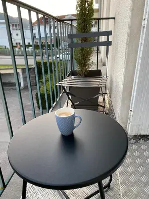 Balcon ou terrasse dans l'établissement Côté lac