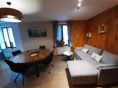 Coin salon dans l'établissement Chez la malou