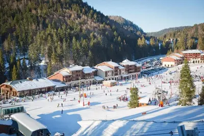 L'établissement Chez la malou en hiver