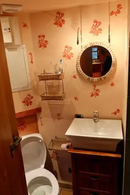 Salle de bains dans l'établissement La MARQUAIRERIE
