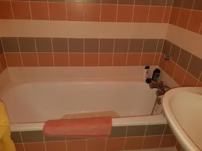 Salle de bains dans l'établissement Gite de Bénédicte Mouton