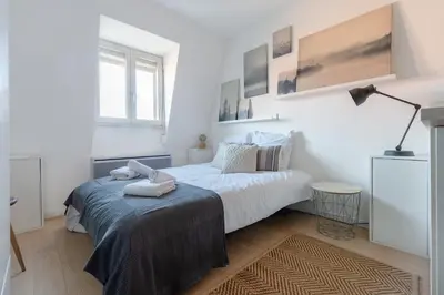 Un ou plusieurs lits dans un hébergement de l'établissement Travel Homes - The Trifel, 2min walk Little Venice