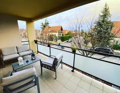 Balcon ou terrasse dans l'établissement La Silberrunz