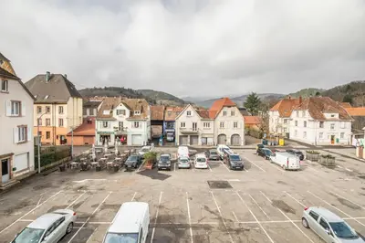 Vue générale sur la montagne ou vue sur la montagne depuis l'appartement