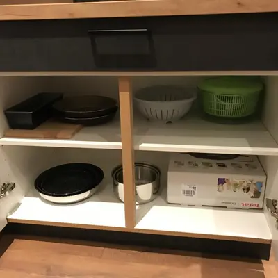 Cuisine ou kitchenette dans l'établissement Le Deux Pieces
