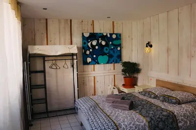 Un ou plusieurs lits dans un hébergement de l'établissement Duplex, 2 Sdb, 2 chambres, dans une impasse en centre-ville