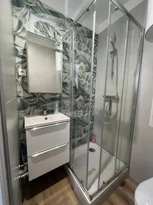 Salle de bains dans l'établissement Le 10 - Studio Tokyo, tout équipé Mulhouse centre - stationnement gratuit