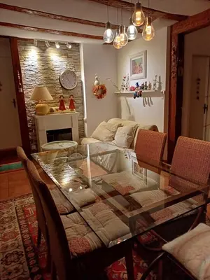 Coin salon dans l'établissement La Maison des Tanneurs