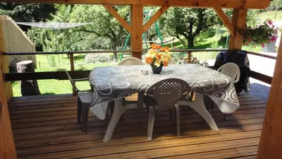 Jardin de l'établissement L'ATELIER, chalet 3*
