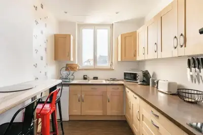 Cuisine ou kitchenette dans l'établissement Peyerimhoff Colmar - 3 Chambres - 8 Pers - Clim