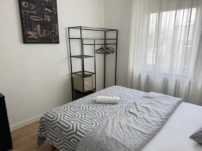 Un ou plusieurs lits dans un hébergement de l'établissement Appartement Bes,, Chaleureux et confortable avec entrée indépendante