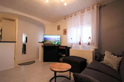 Télévision ou salle de divertissement dans l'établissement Idéal séjour Alsace ! proche Colmar et sur la route des Vins, Gîte de la Liberté