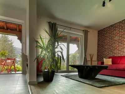 Coin salon dans l'établissement COTTAGE-GITE COEUR DE SUNDGAU
