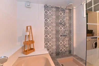 Salle de bains dans l'établissement A l'Oree du Bois