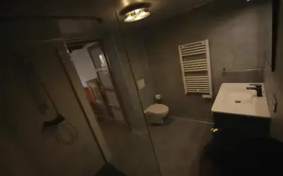 Salle de bains dans l'établissement gite du heidenberg