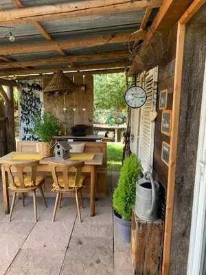 Terrasse ou espace extérieur de l'établissement Cab’âne