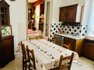 Coin salon dans l'établissement Gîte de l’Allaine