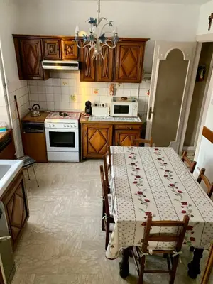 Cuisine ou kitchenette dans l'établissement Gîte de l’Allaine