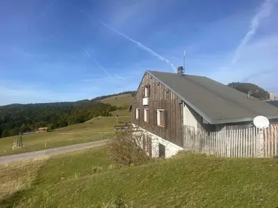 Paysage naturel près de le chalet