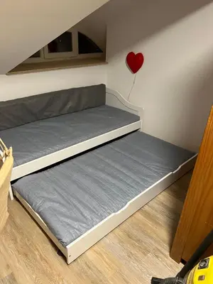 Un ou plusieurs lits dans un hébergement de l'établissement Gîte cedric