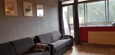 Coin salon dans l'établissement Studio au pied des pistes à la Bresse Hohneck