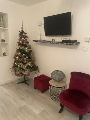 Télévision ou salle de divertissement dans l'établissement Au cœur des Vosges