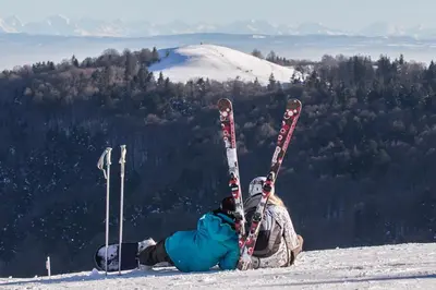 L'établissement Gîte au pied du Mont en hiver