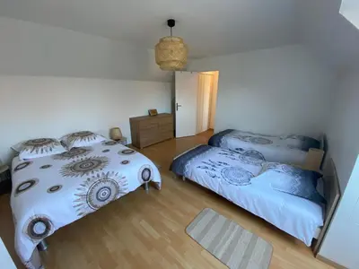 Un ou plusieurs lits dans un hébergement de l'établissement Un petit coin de bonheurs Maison entière classée 3 étoiles