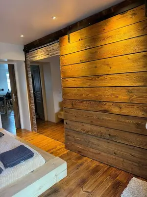 Un ou plusieurs lits dans un hébergement de l'établissement MONTAGNE-LAC&SPA (jacuzzi privé) (NOUVEAU)