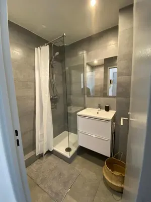 Salle de bains dans l'établissement Studio bohème - Centre - Proche gare