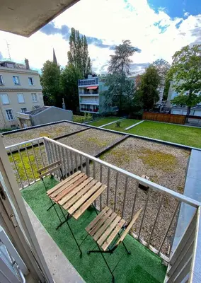 Jardin de l'établissement Studio bohème - Centre - Proche gare