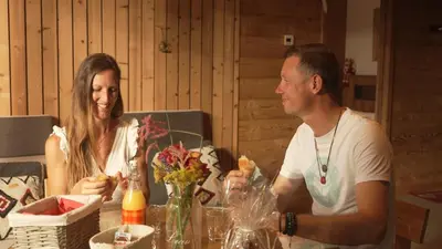 Boissons dans l'établissement Domaine Nature Cottage Vosges Spa