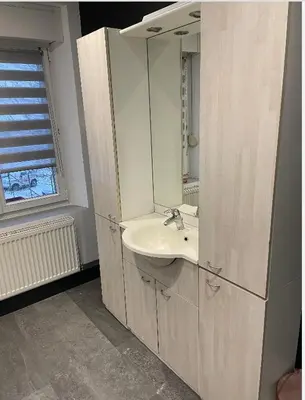 Salle de bains dans l'établissement Appartement saisonnier
