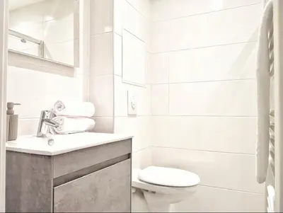 Salle de bains dans l'établissement Rosa Maria Studio Centre ville Mulhouse