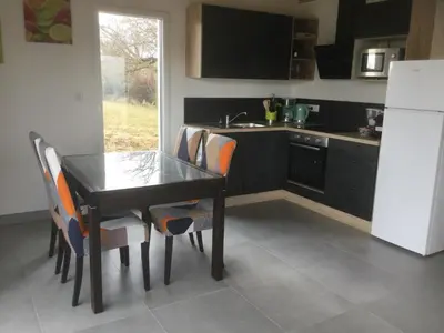 Cuisine ou kitchenette dans l'établissement gîte les bouleaux